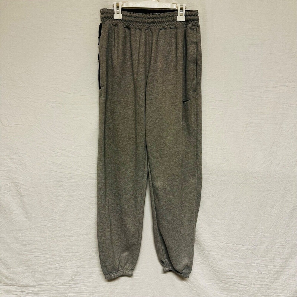 Nike Dri-Fit Jogger Pants Women Gray Size Medium Active Athletic Gym Hiking Yoga